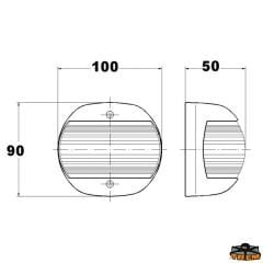 Trem Sancak Seyir Feneri Siyah