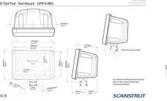 SPR-8-RM BEYAZ 8 KOMPAKT POD, RAYA MONTAJ