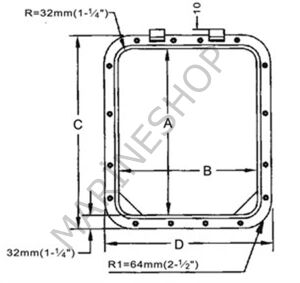 Düşük profilli hatch tek açılım 254x254