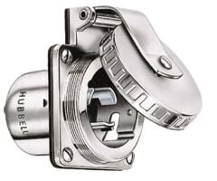 HUBBELL PASLANMAZ ÇELİK PRİZ 50A/250V