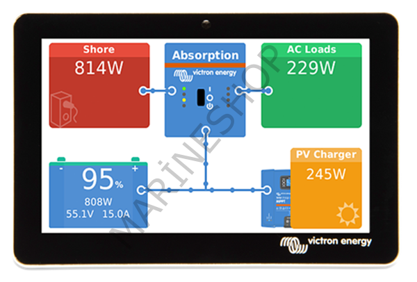 Victron energy GX Touch 50 Sistem İzleme Ekranı