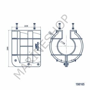 NUOVA RADE PERVANE KORUYUCU, 9-25 HP, Ø23CM, SARI