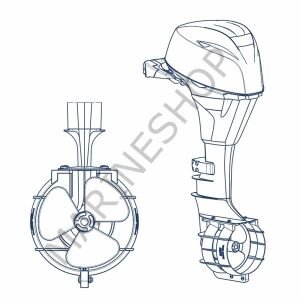 NUOVA RADE PERVANE KORUYUCU, 9-25 HP, Ø23CM, SARI