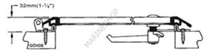 Düşük profilli hatch tek açılım 610x610