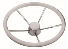 Dümen Simidi Paslanmaz Çelik Beyaz 34 Cm