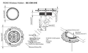 Rokk Wireless SC-CW-01E  Hidden Şarj Ünitesi