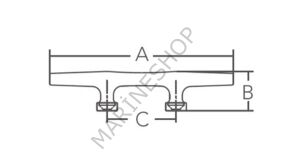 Marine Town 8'' Standart Koç Boynuzu