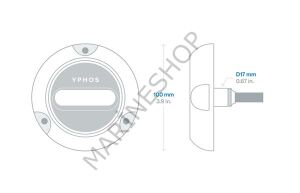 YPHOS MODEL 03, SUALTI AYD. BEYAZ. 12V/24V -14.200