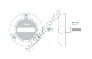YPHOS MODEL 03 DUAL, SUALTI AYD.MAVİ/BEYAZ.12V/24