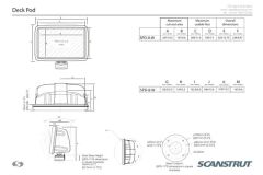 Güverte üstü scanpod 8 beyaaz güverte üstü