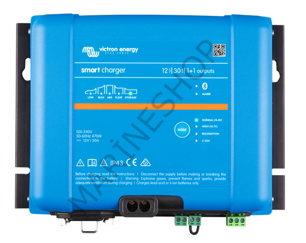 SMART IP43 CHARGER 12V/30A(1+1) 120/240V