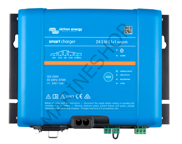SMART IP43 CHARGER 24V/16A(1+1) 120-240V