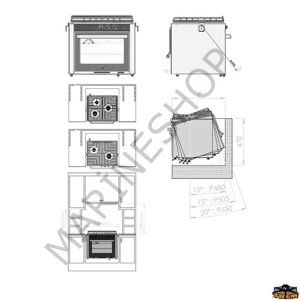 CAN CU3000 Üç Ocaklı Fırın
